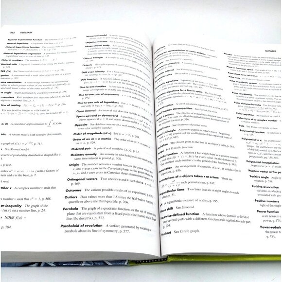 Precalculus Hardcover Textbook Graphical Numerical Algebraic Common Core School - Picture 11 of 12